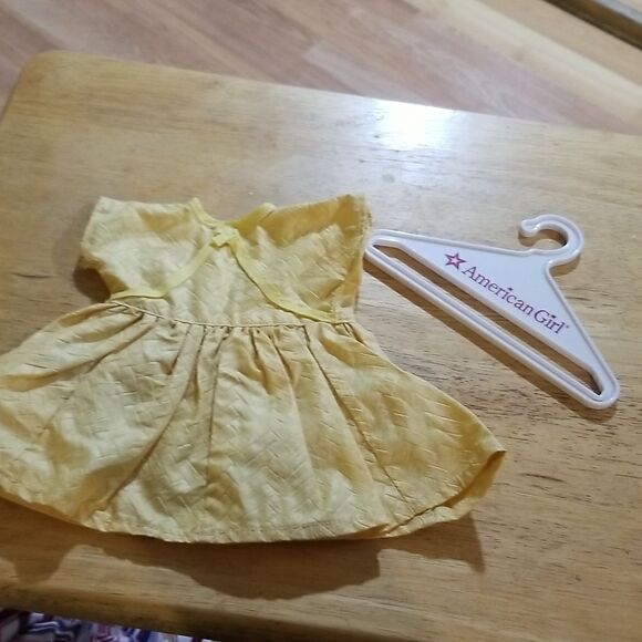 VTG 18" Babydoll Dress yellow - Picture 8 of 8